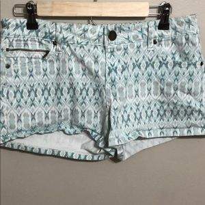 Tribal print shorts